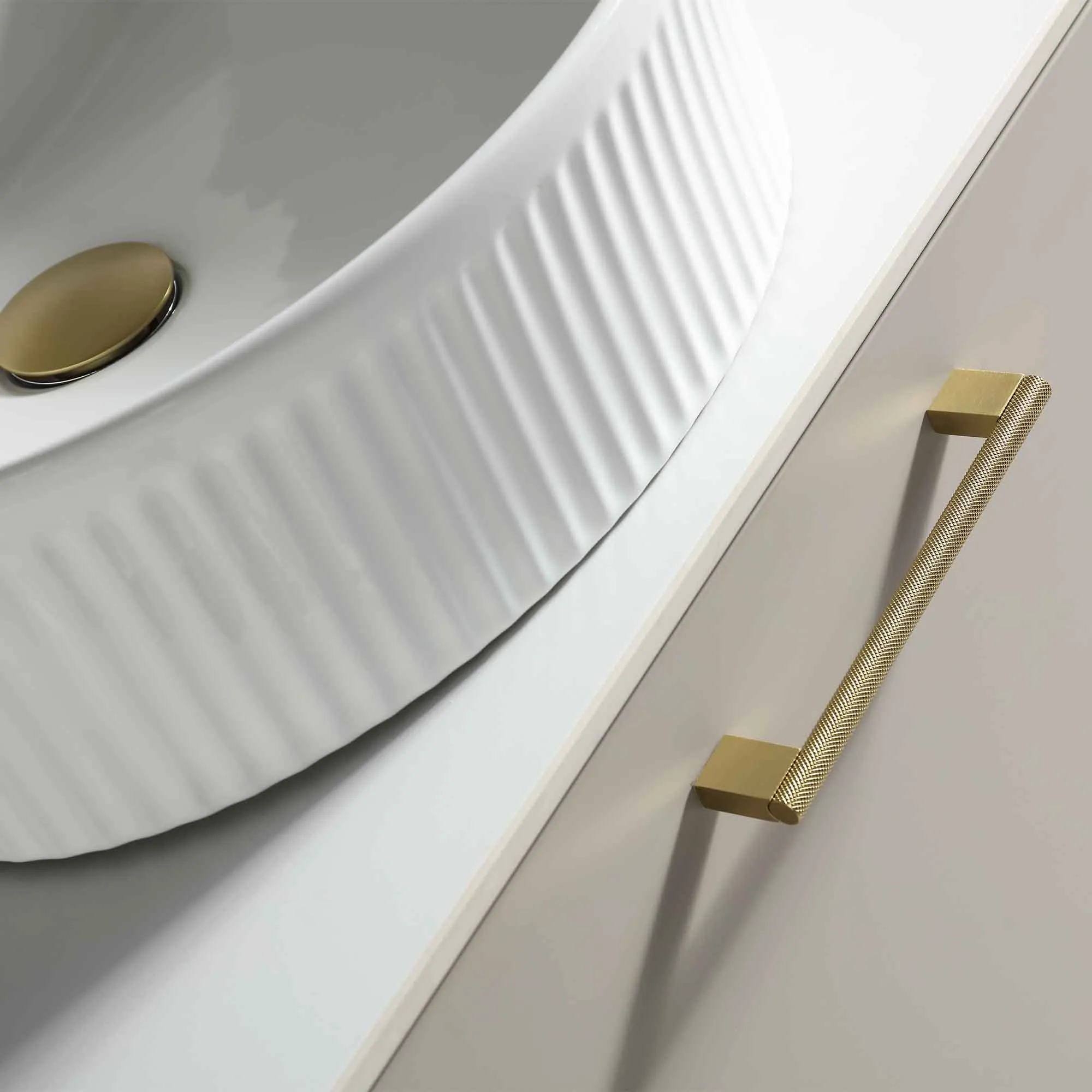 Pisa 600 Wall Mounted Vanity Unit With Worktop