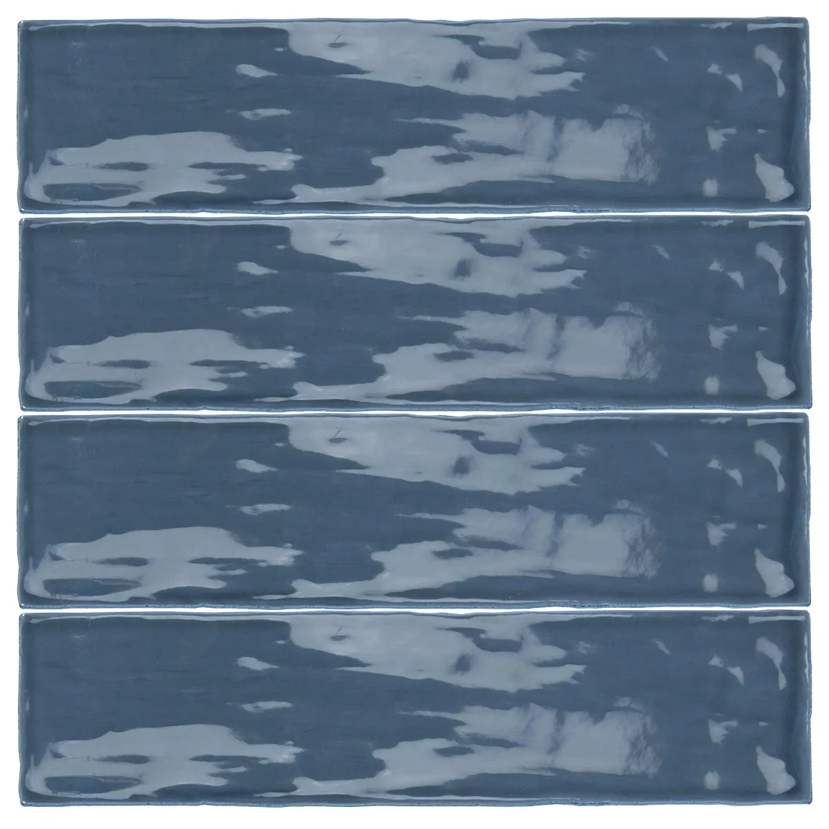 Poitiers Azure Wall Tile 7.5x30cm Gloss
