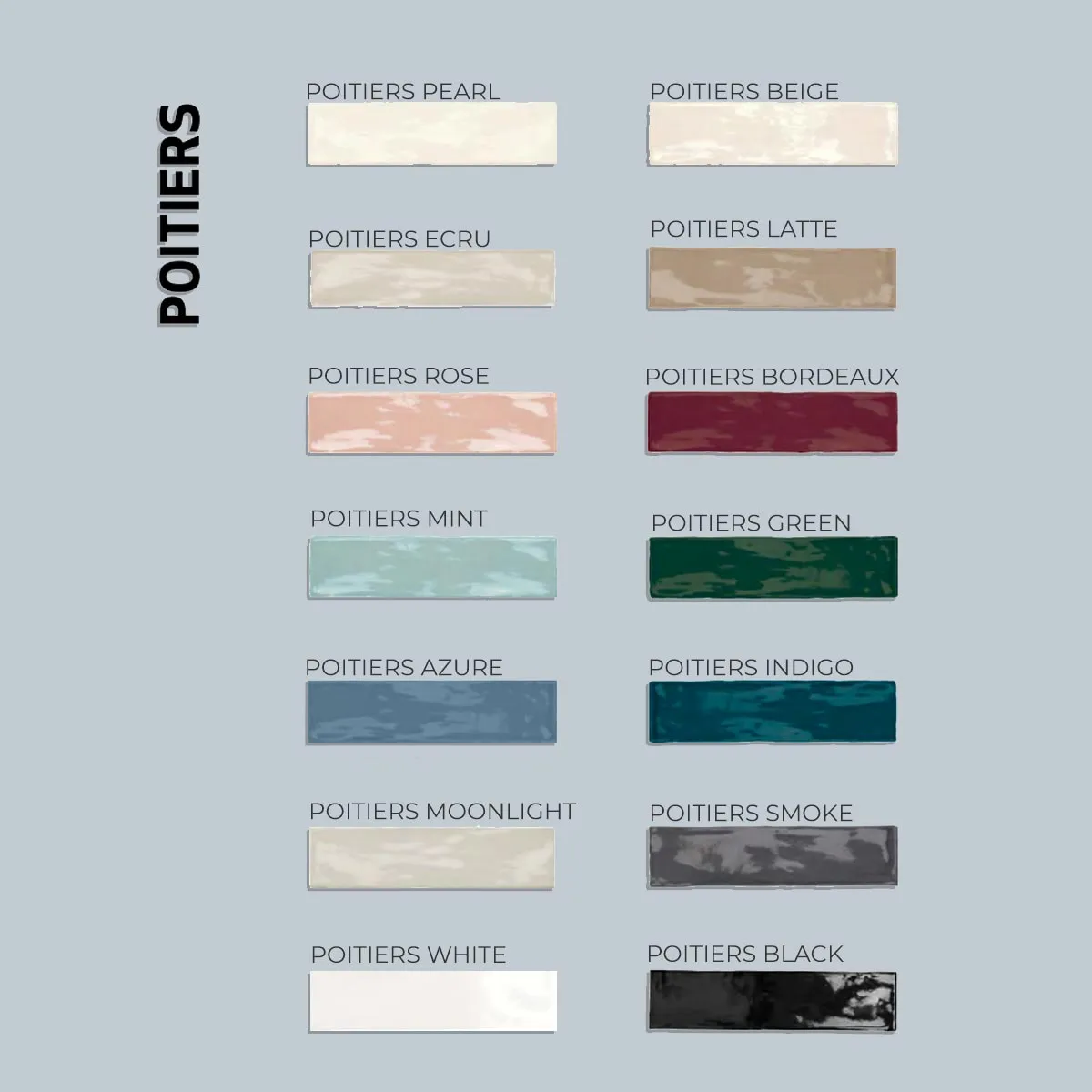 Poitiers Ecru Wall Tile 7.5x30cm Gloss