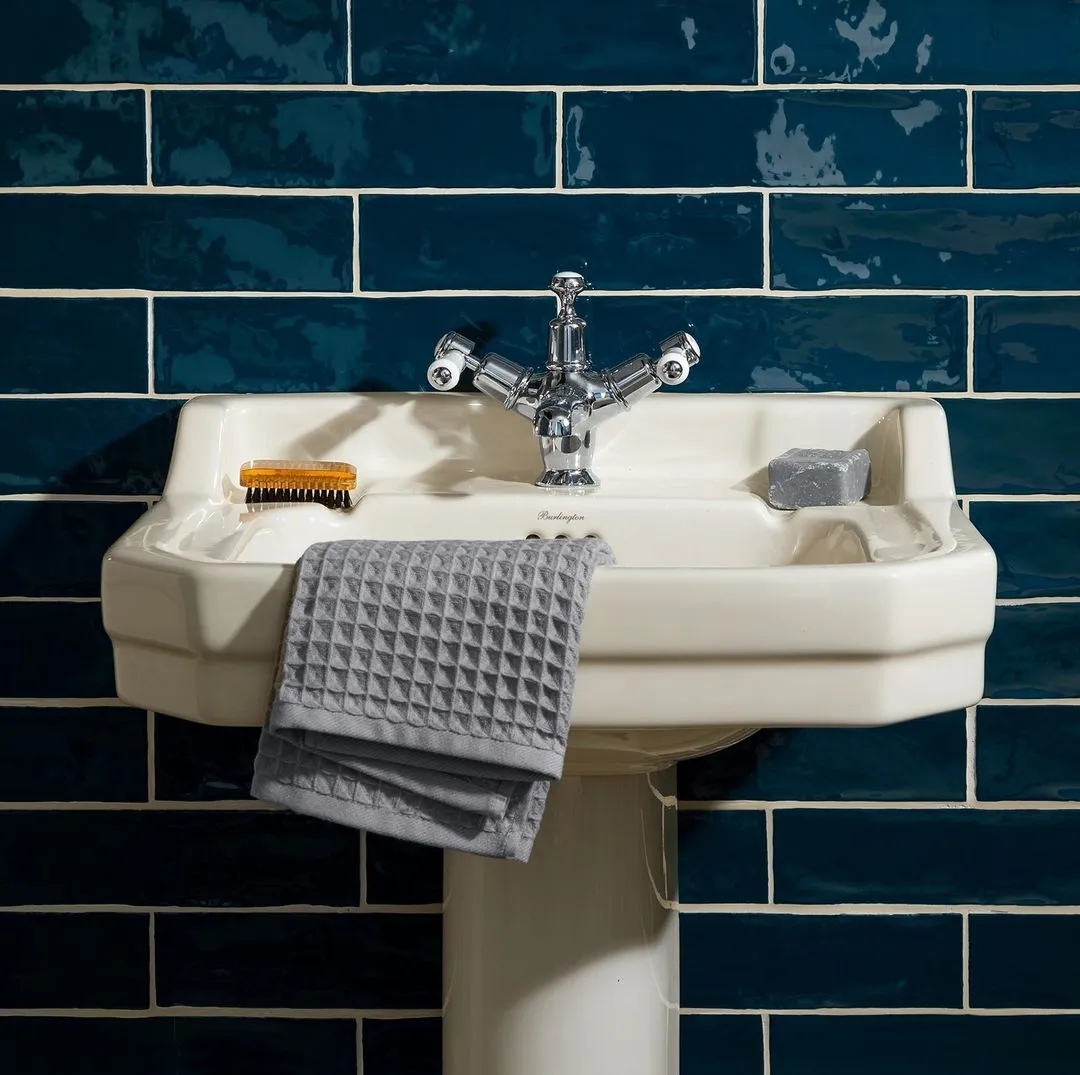 Poitiers Indigo Wall Tile 7.5x30cm Gloss