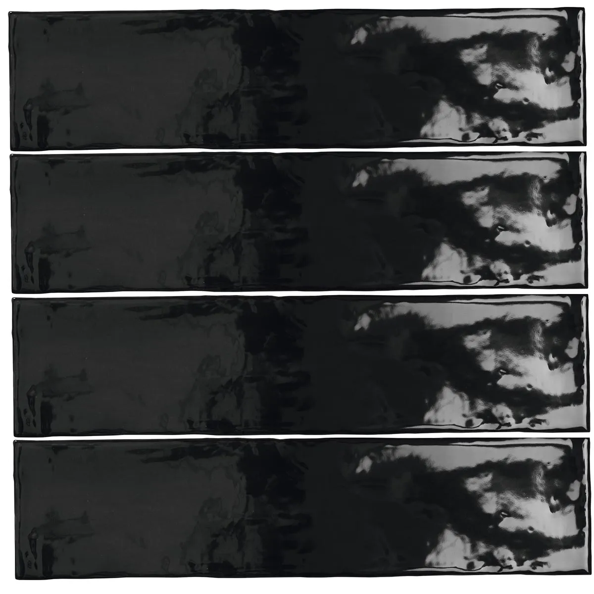 Poitiers Negro Wall Tile 7.5x30cm Gloss