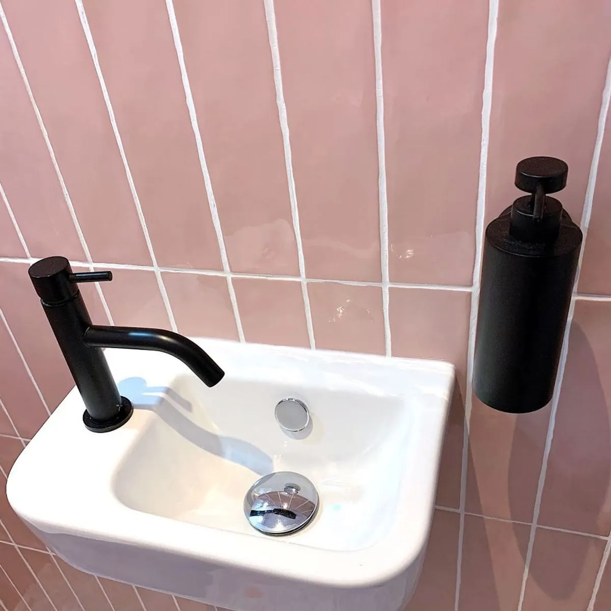 Poitiers Rose Wall Tile 7.5x30cm Gloss