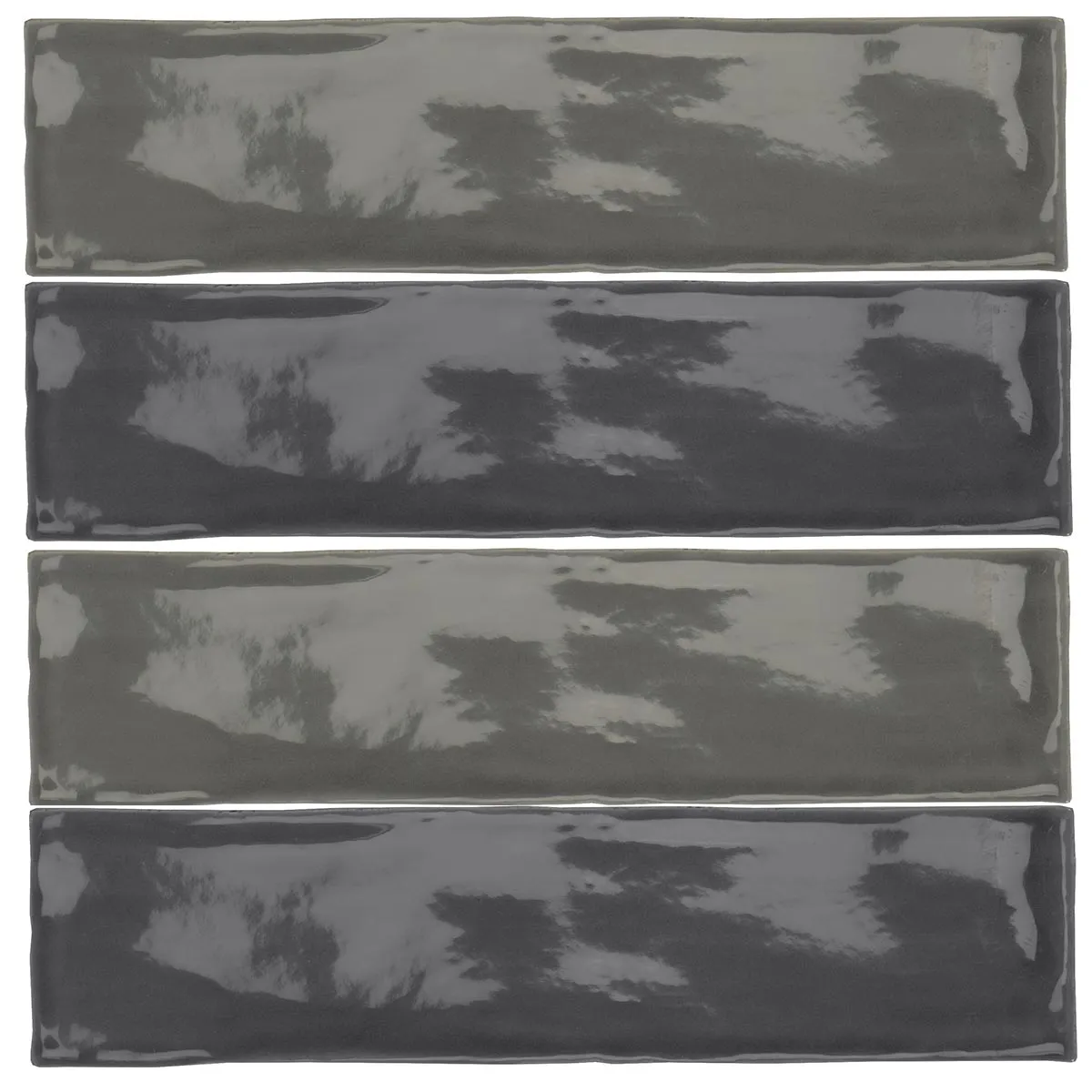 Poitiers Smoke Wall Tile 7.5x30cm Gloss
