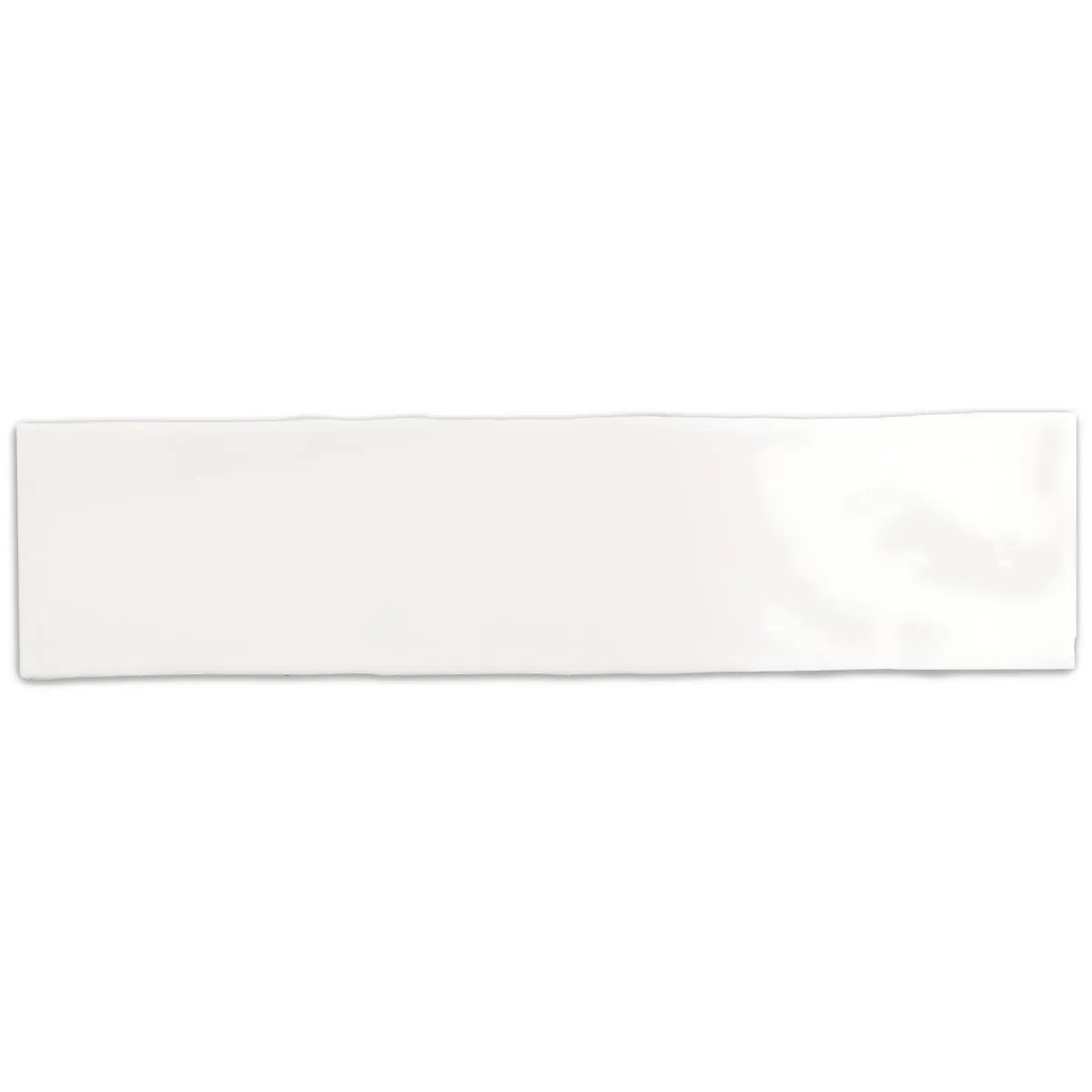 Poitiers White Wall Tile 7.5x30cm Gloss