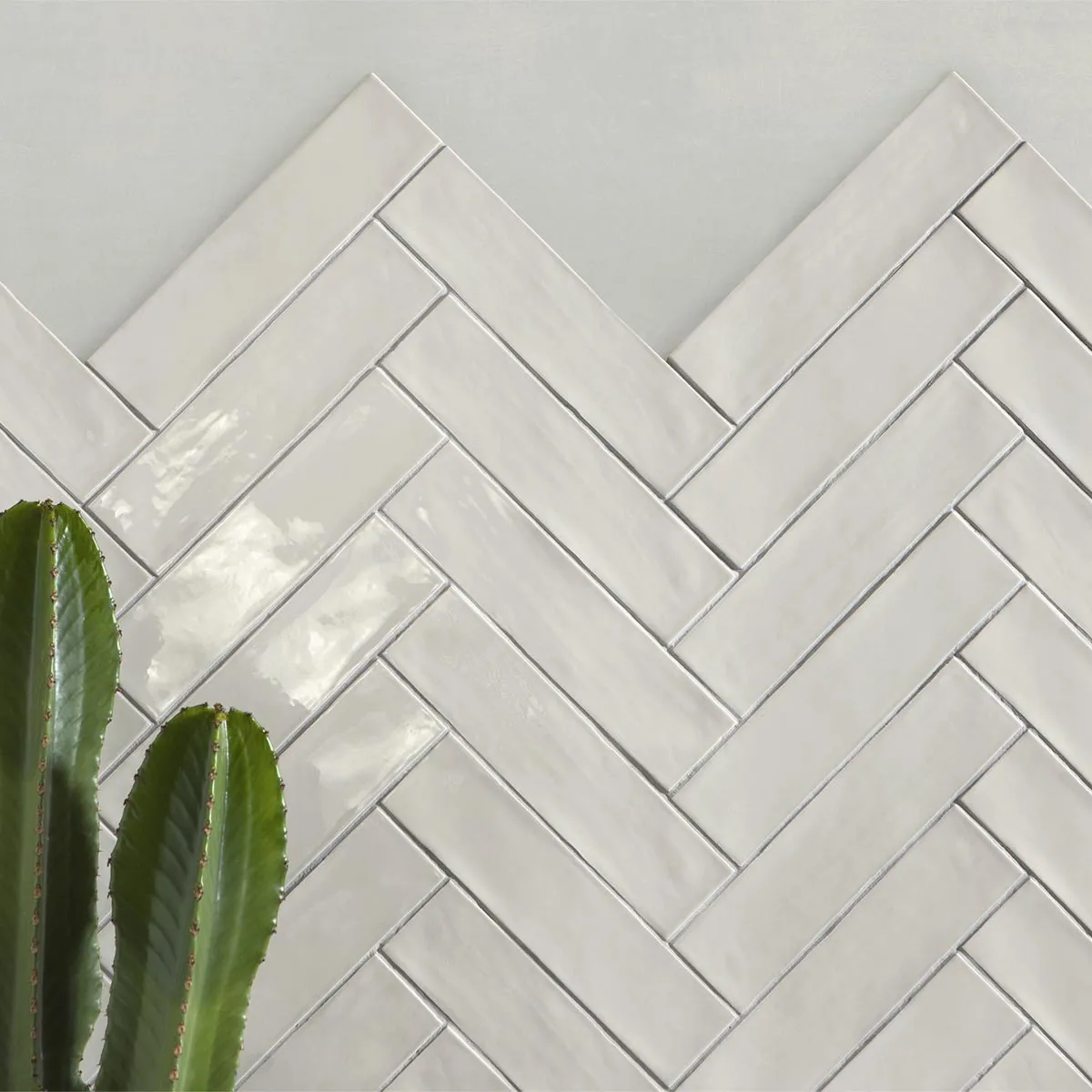 Poitiers White Wall Tile 7.5x30cm Gloss
