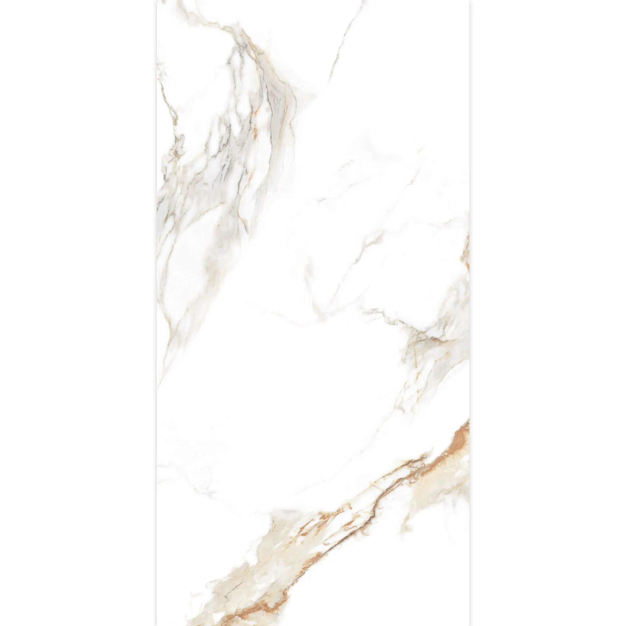 Praline Gold Marble Effect Porcelain Tile 60x120cm Matt