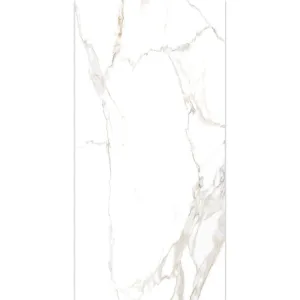 Praline Gold Marble Effect Porcelain Tile 60x120cm Polished
