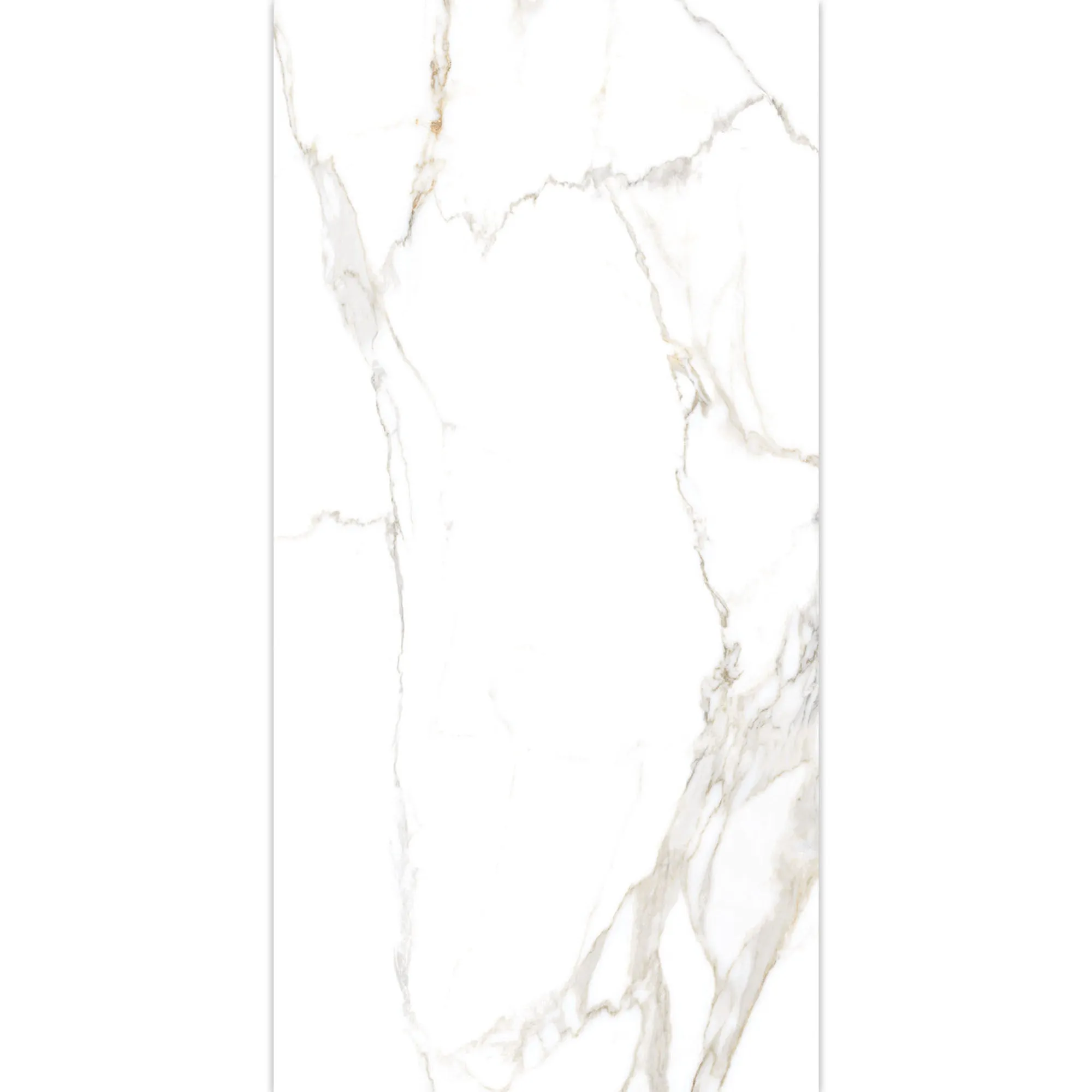 Praline Gold Marble Effect Porcelain Tile 60x120cm Polished