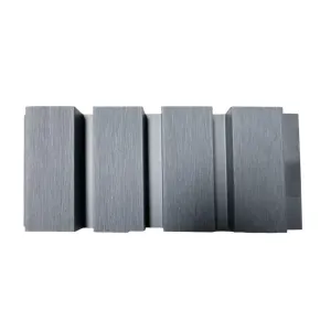 Prime WPC Exterior Wall Panel 2900mm x 219mm x 26mm x 4 Rails Silver Grey