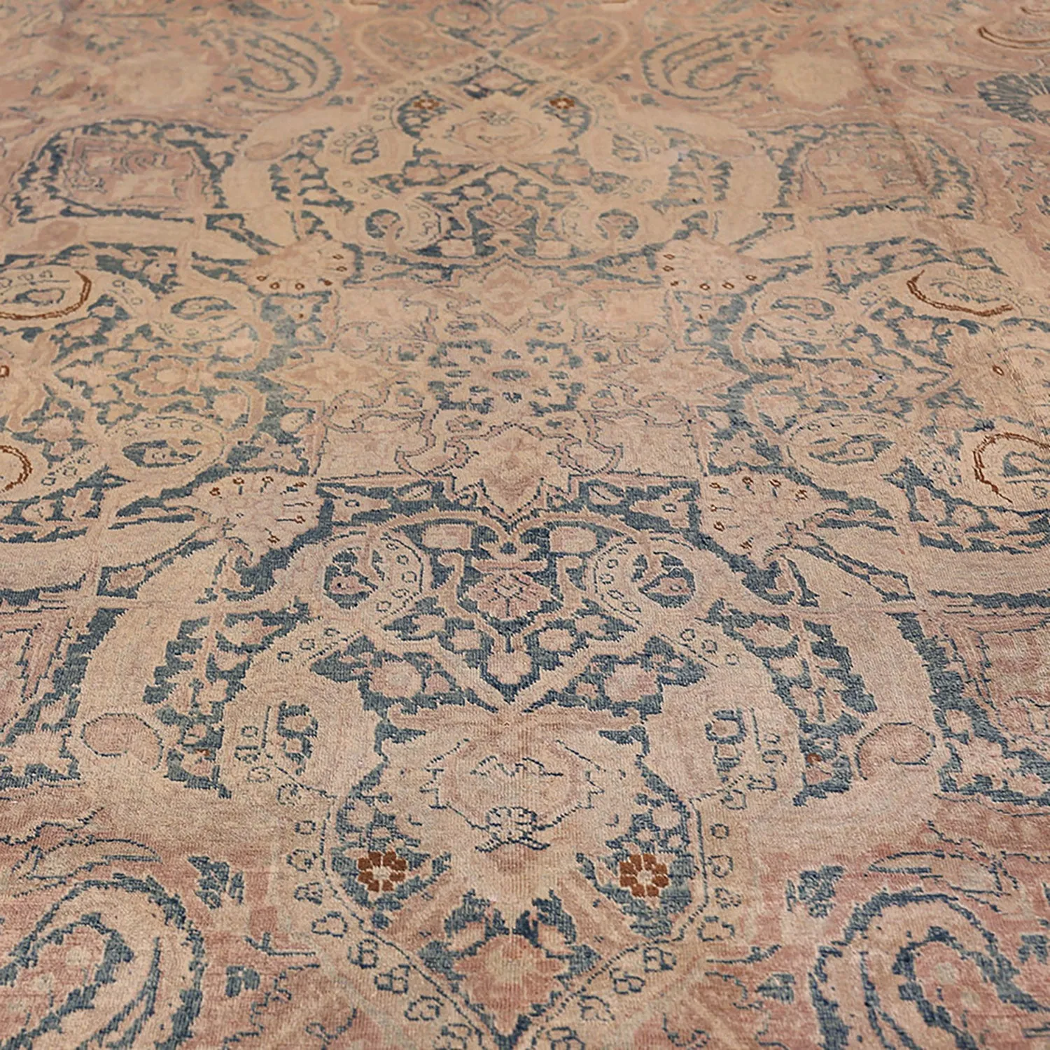 Purple Antique Persian Kerman Rug - 10'0" x 19'0"