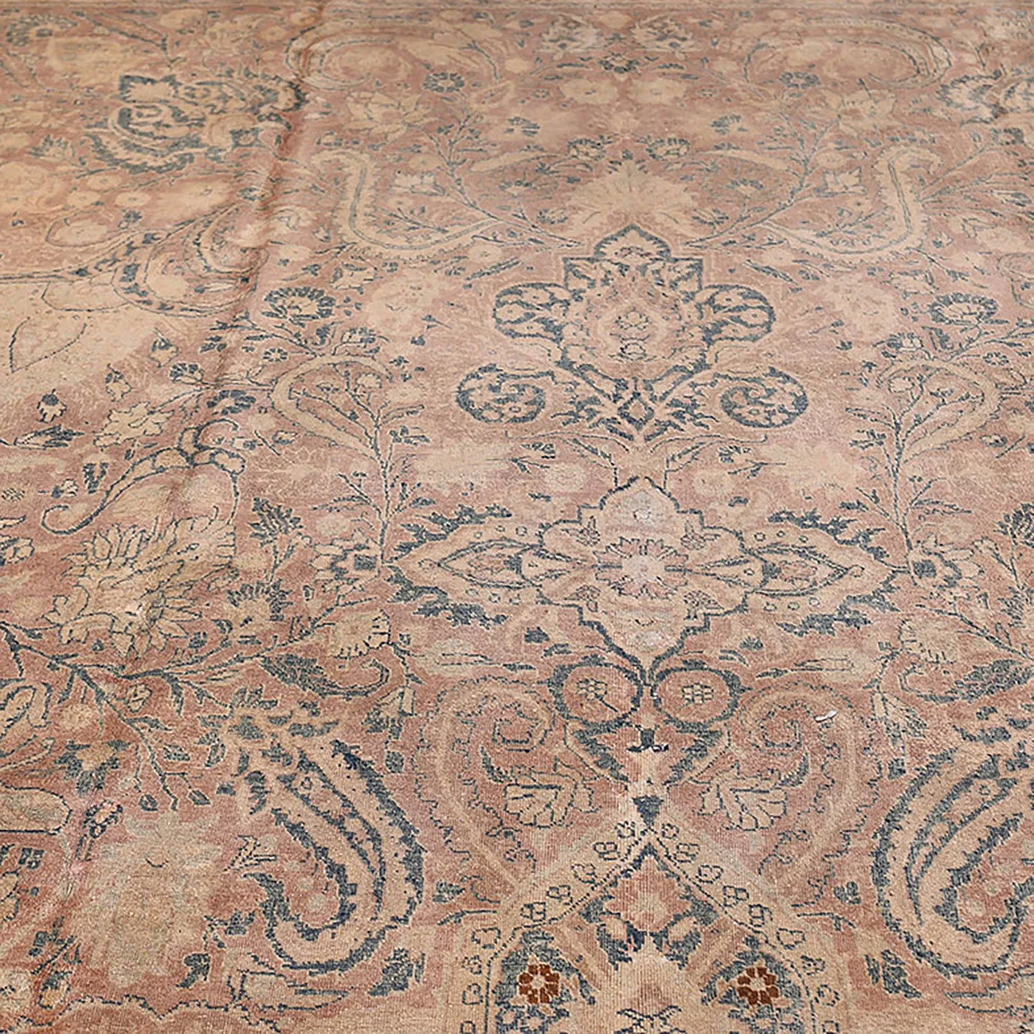 Purple Antique Persian Kerman Rug - 10'0" x 19'0"