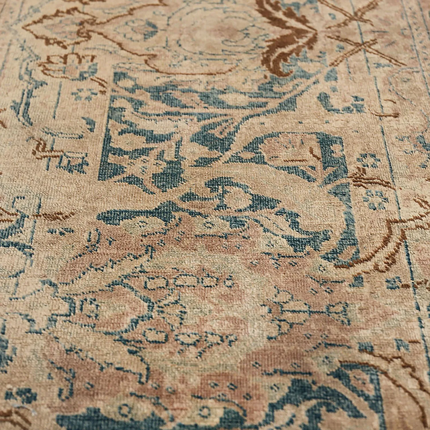 Purple Antique Persian Kerman Rug - 10'0" x 19'0"