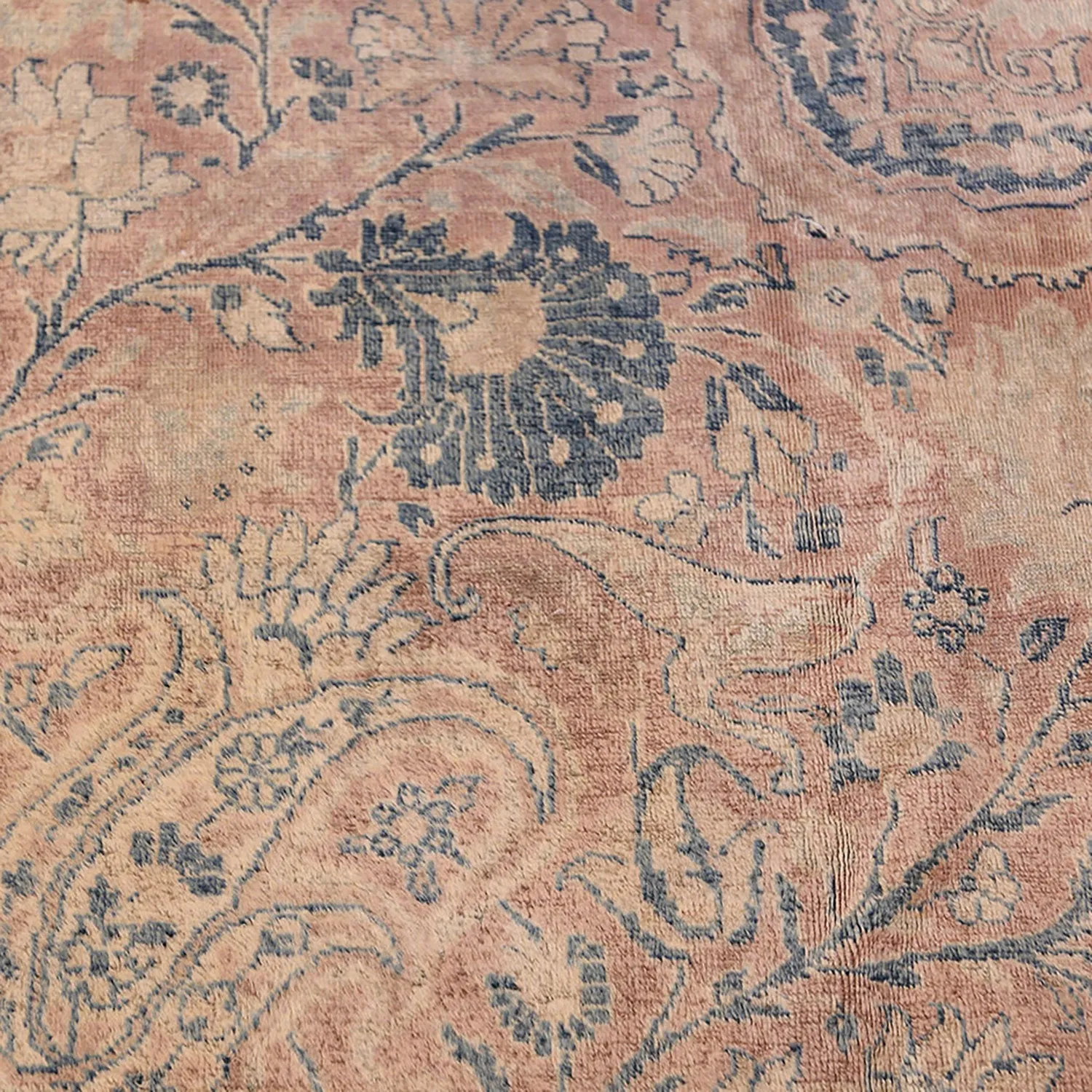 Purple Antique Persian Kerman Rug - 10'0" x 19'0"