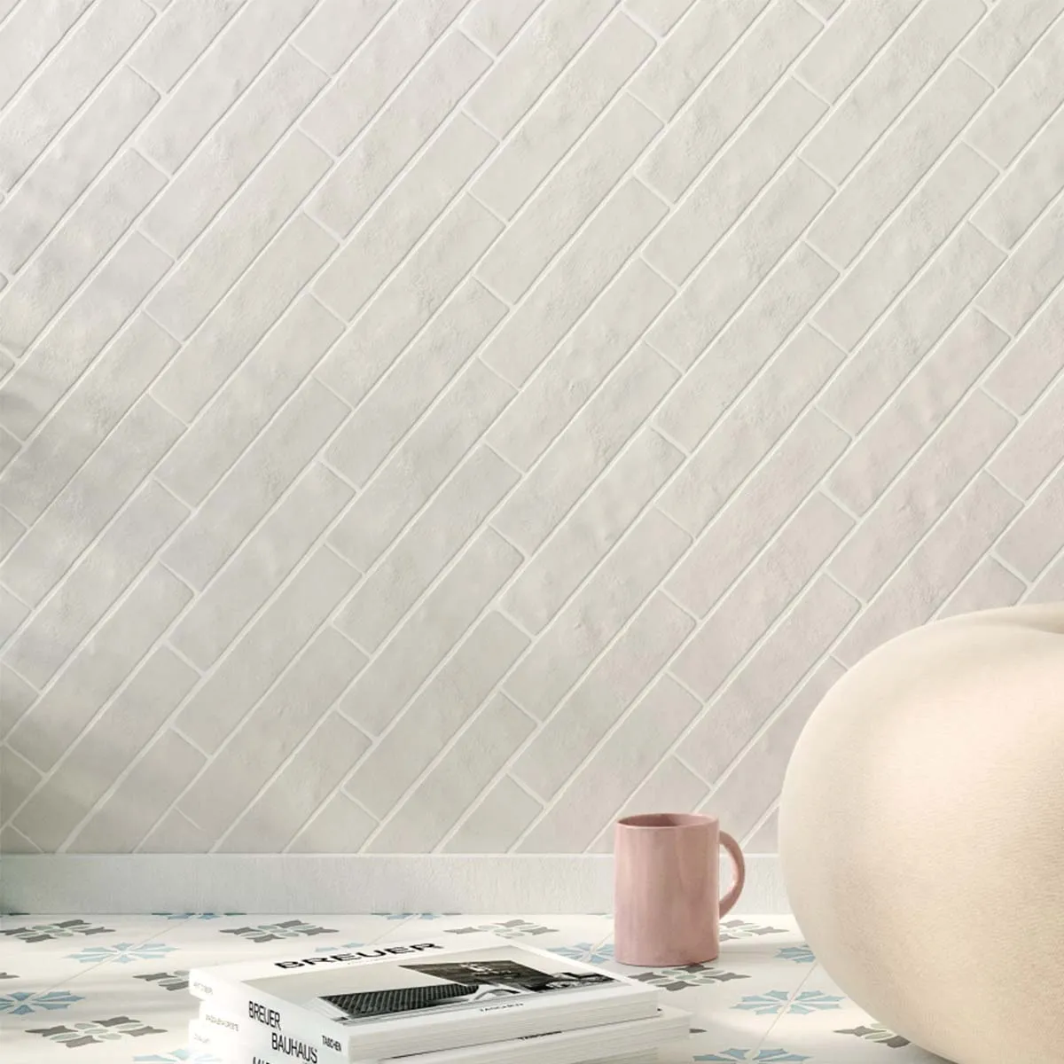 Rabat Sand Porcelain Tile 6x25cm Matt