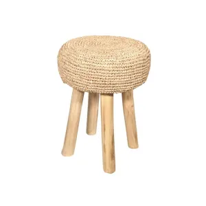 Raffia Stool | Natural Zoco Home