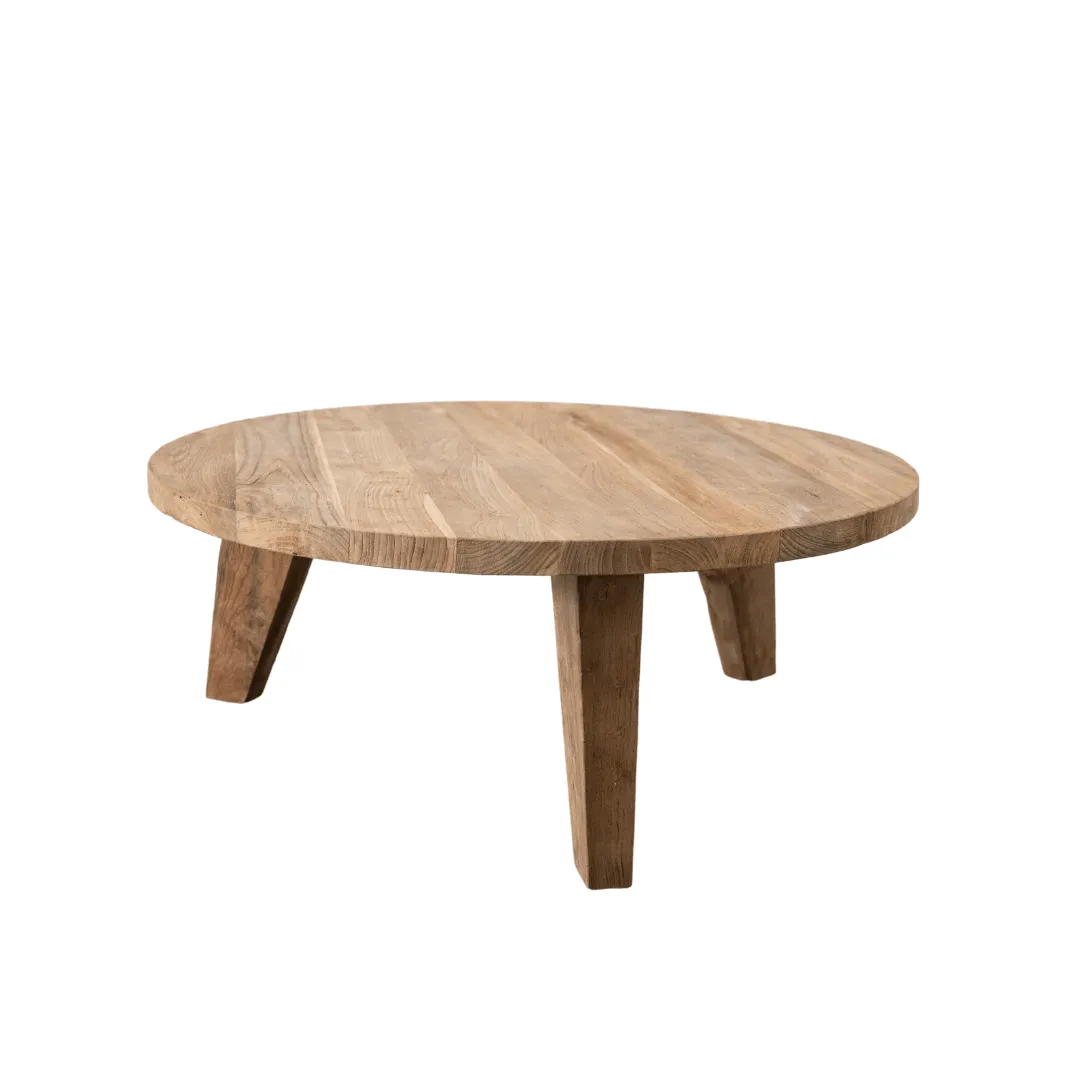 Recycled Teak Coffee Table | 80x31cm Zoco Home