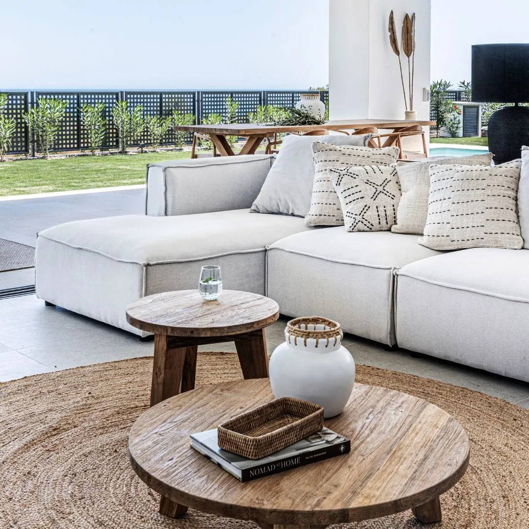 Recycled Teak Coffee Table | 80x31cm Zoco Home