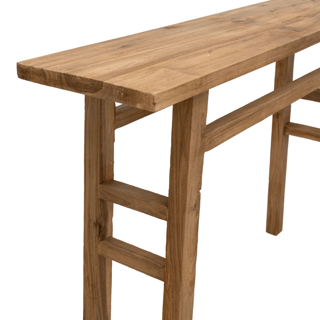 Recycled Teak Console | 120x30x80cm Zoco Home