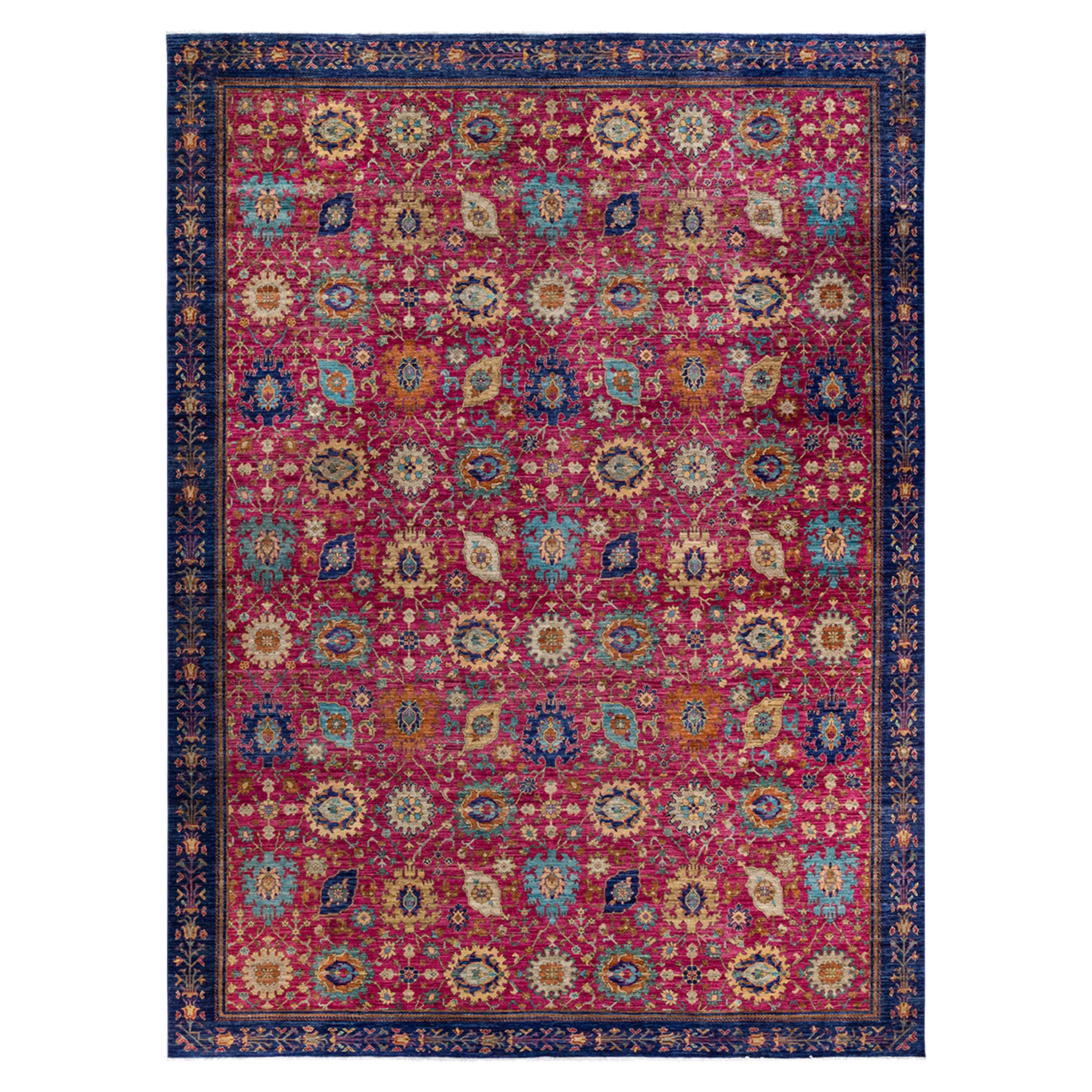 Red Traditional Serapi Wool Rug - 10'3" x 14'1"