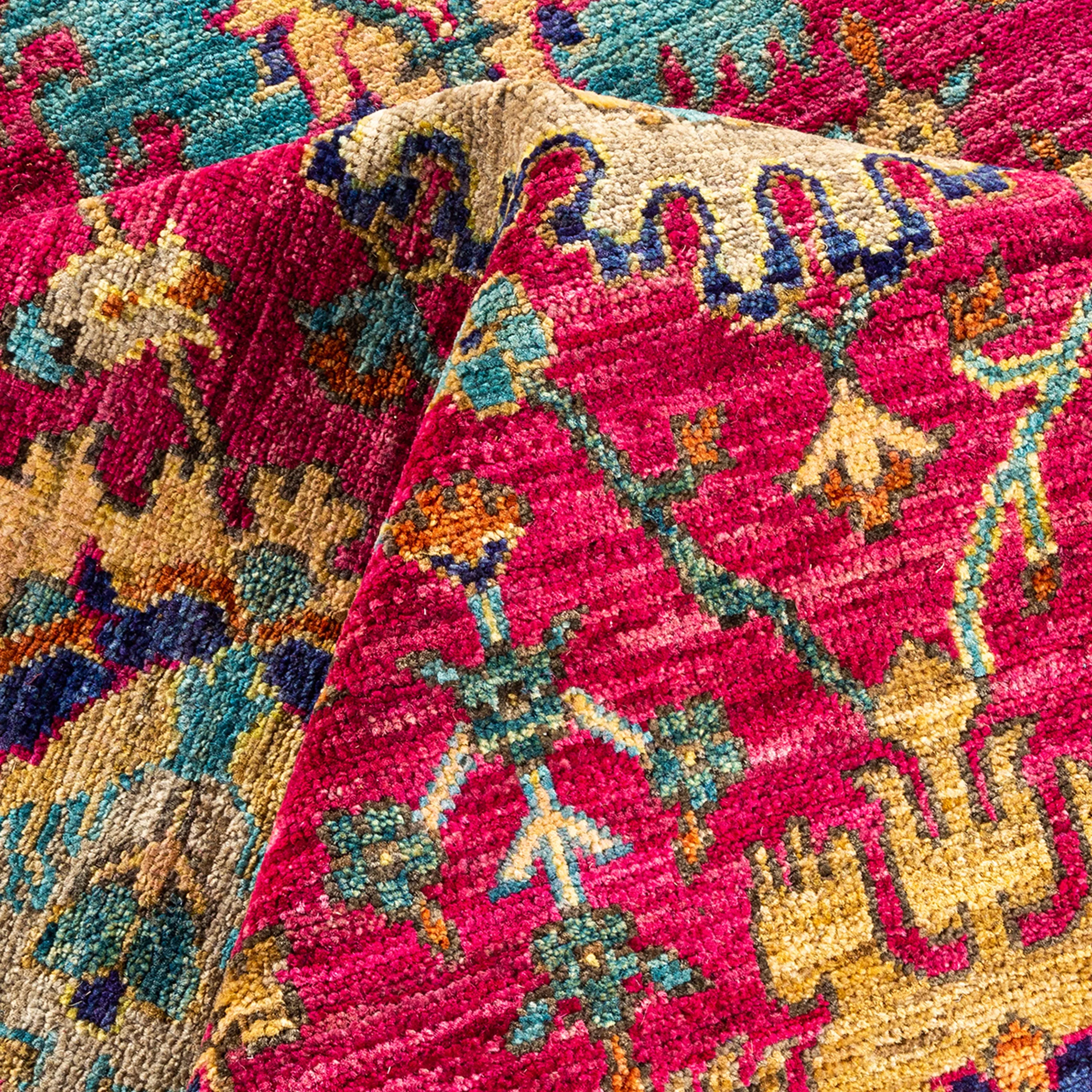 Red Traditional Serapi Wool Rug - 10'3" x 14'1"
