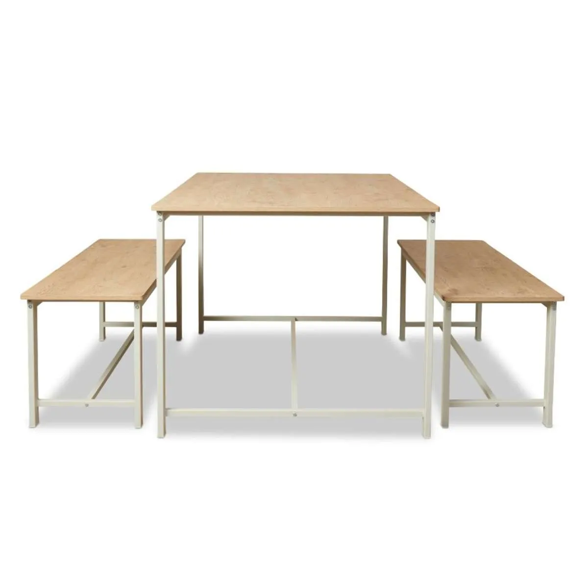 Reese 4 Seater Dining Set - Beige Mocka
