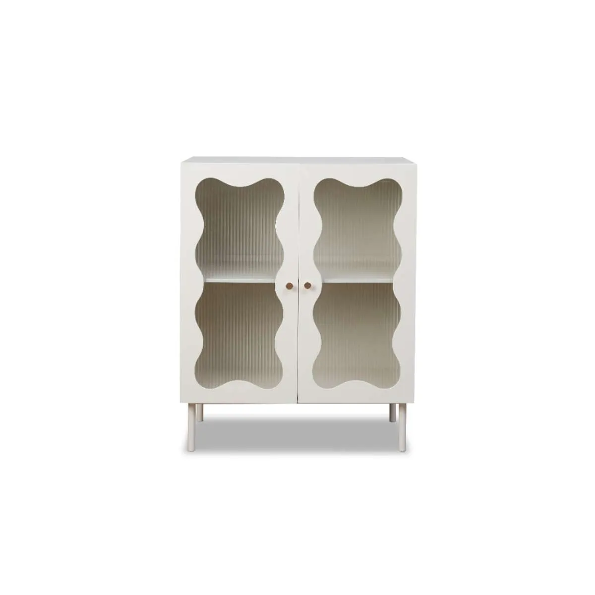 Remi Wavey Cabinet - Beige Mocka