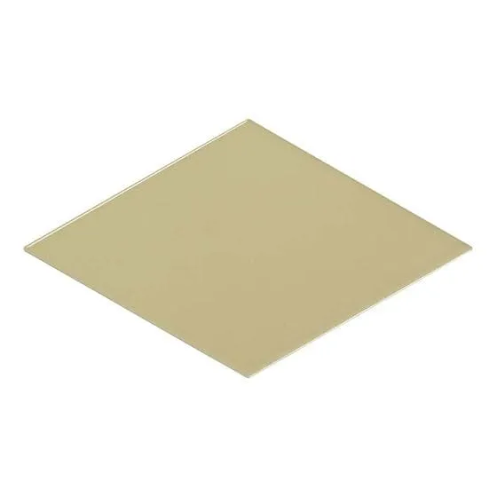 Rhomboid Yellow Ceramic Wall Tile 152x263mm