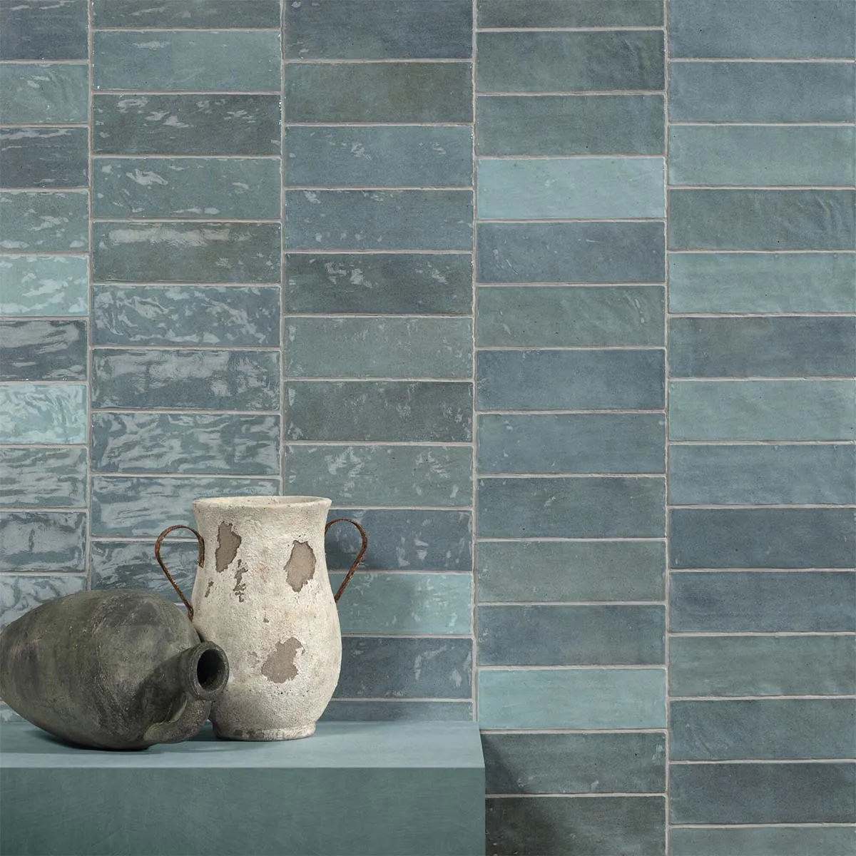 Riad Aqua Decor Wall Tile 6.5x20cm Gloss