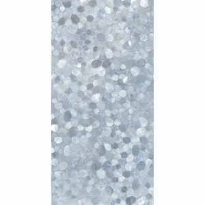 Riviera Onyx Decor Blue Rock Salt Effect Wall Tile 59x119cm Matt