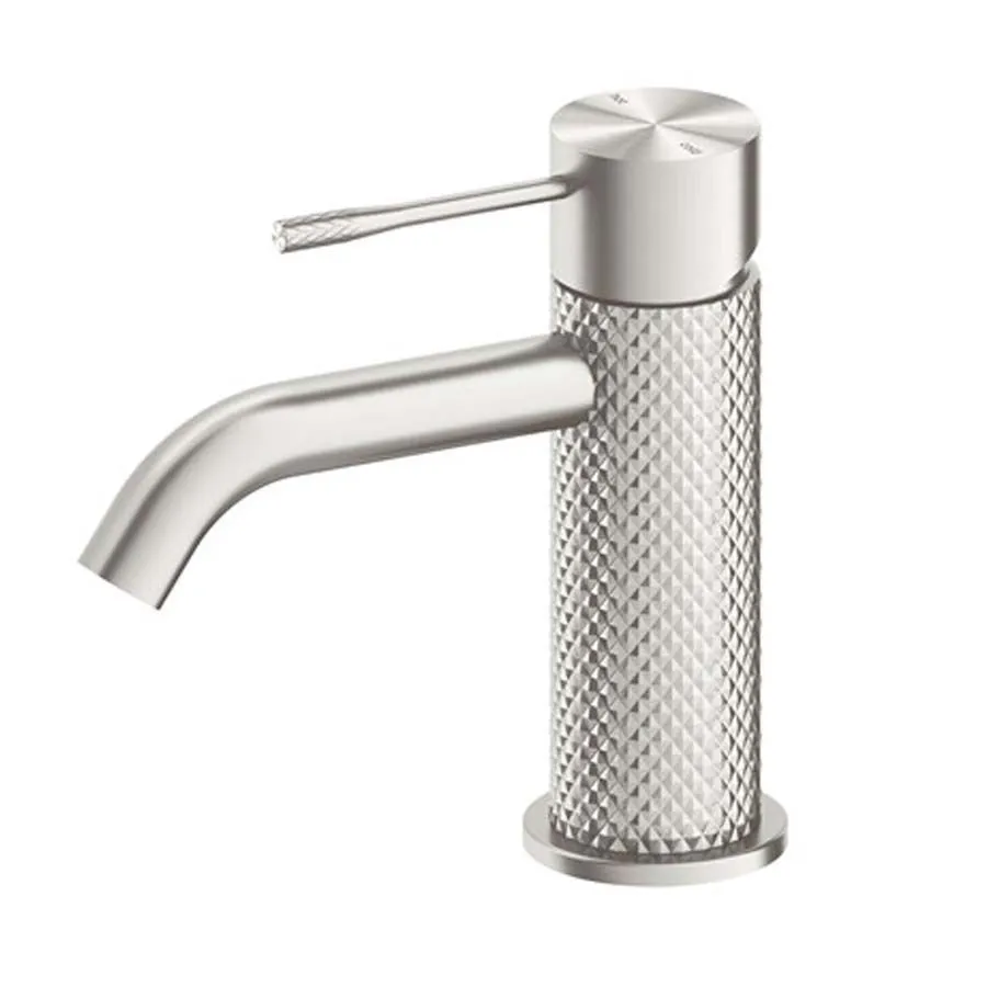 Rock Knurled Basin Mono Mixer Tap With Click-Clack Waste