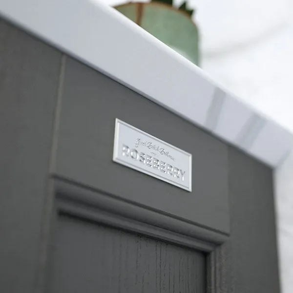 Roseberry Curved Wall Mounted Vanity Unit With Solid Surface Worktop and Undermount Basin - Dove Grey