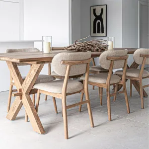 Sahara Recycled Teak Dining Table Zoco Home