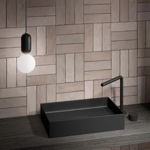 Sahn Taupe Decor Wall Tile 6.5x20cm Matte