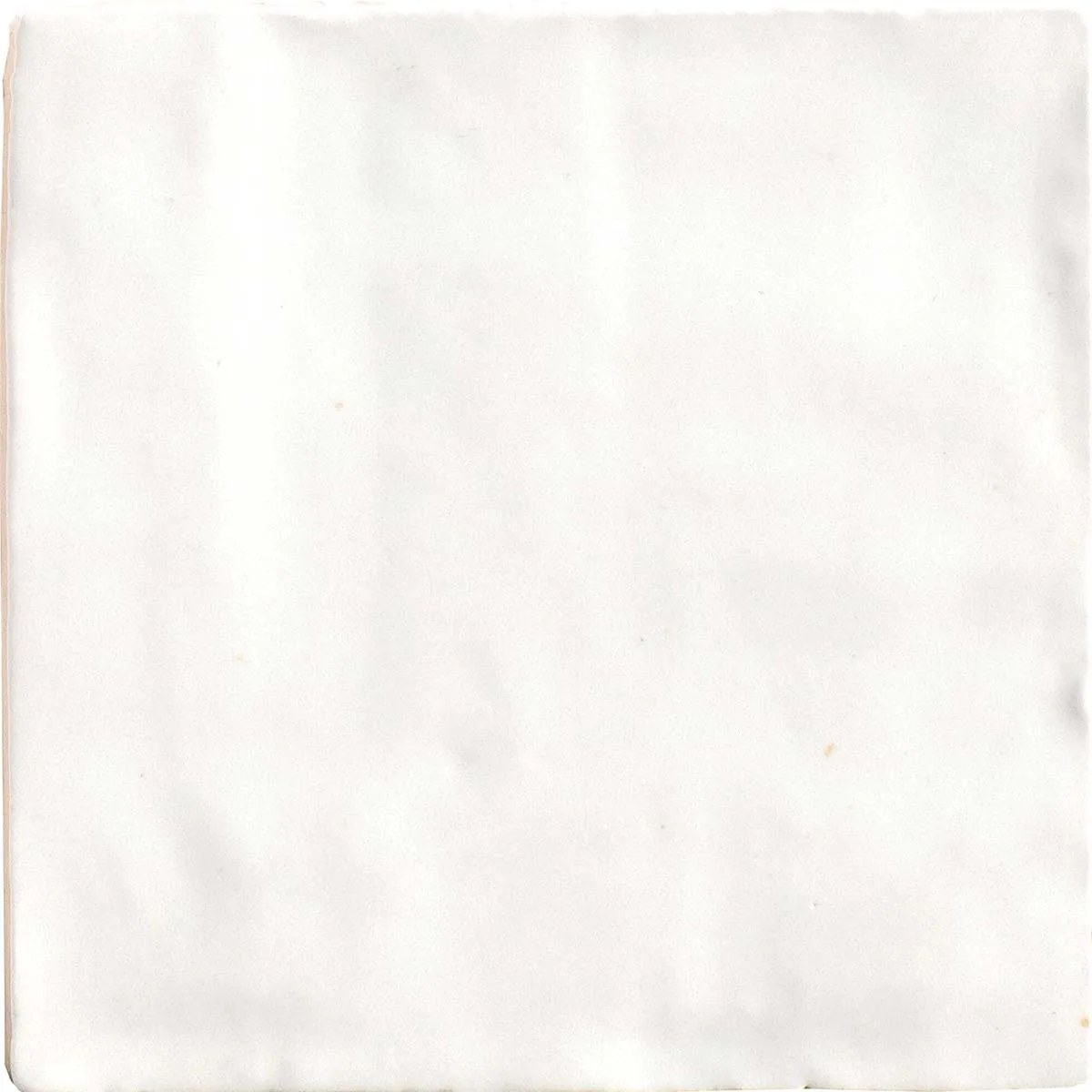 Sahn White Decor Wall Tile 10x10cm Matte