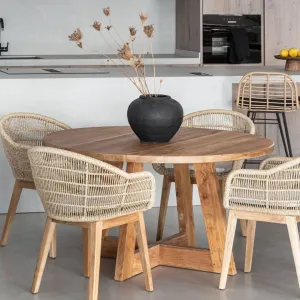 Sama Round Dining Table | 120cm Zoco Home
