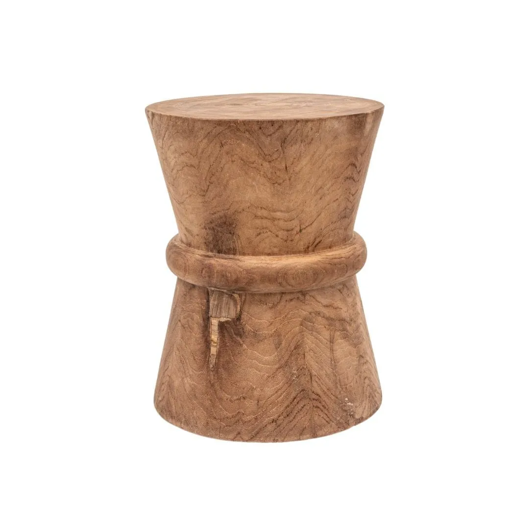 Sandglass Stool | Natural 35x45cm Zoco Home