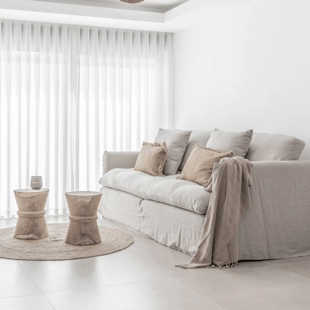 Sandglass Stool | Natural 35x45cm Zoco Home