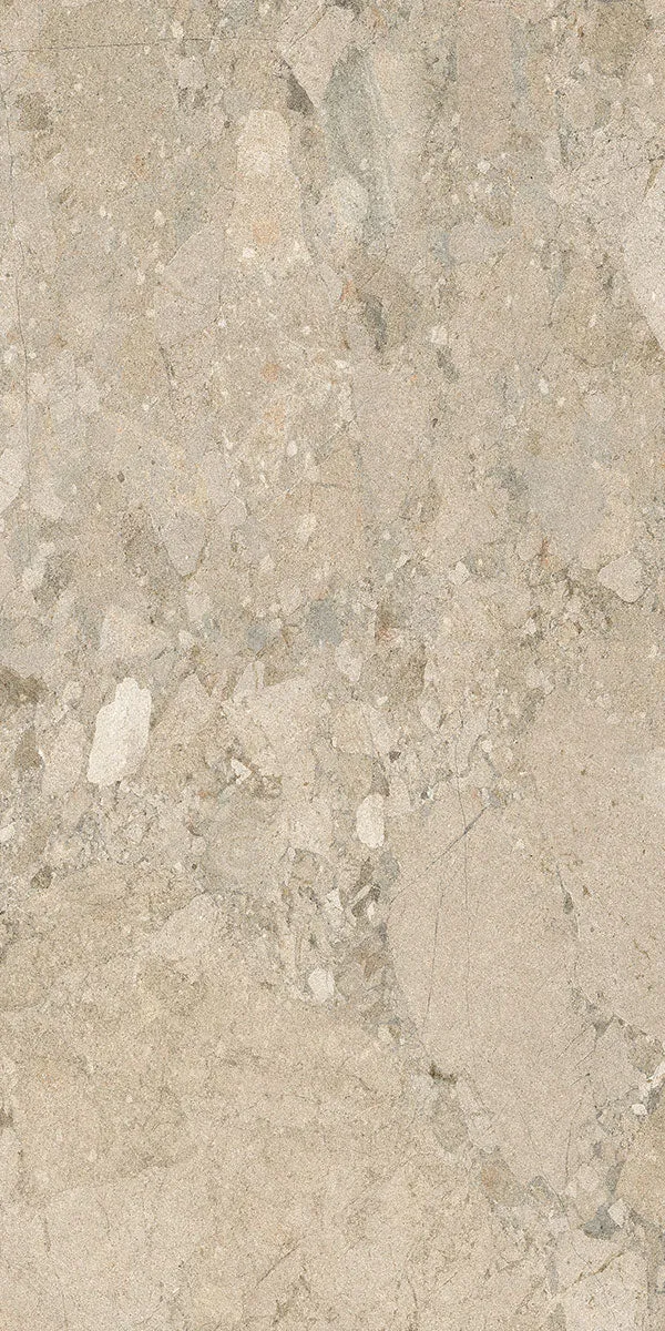 Sassari Beige Stone Effect Porcelain Tile 60x120cm Matt
