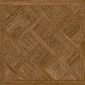 Scandinavian Walnut Wood Effect Porcelain Tile 100x100cm Matt