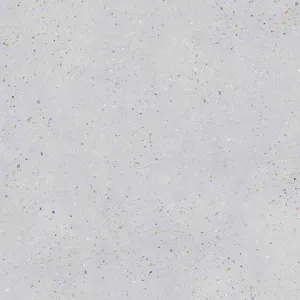 Sensa Silver 4D Shaped Terrazzo Effect Porcelain Tile 90x90cm Matte