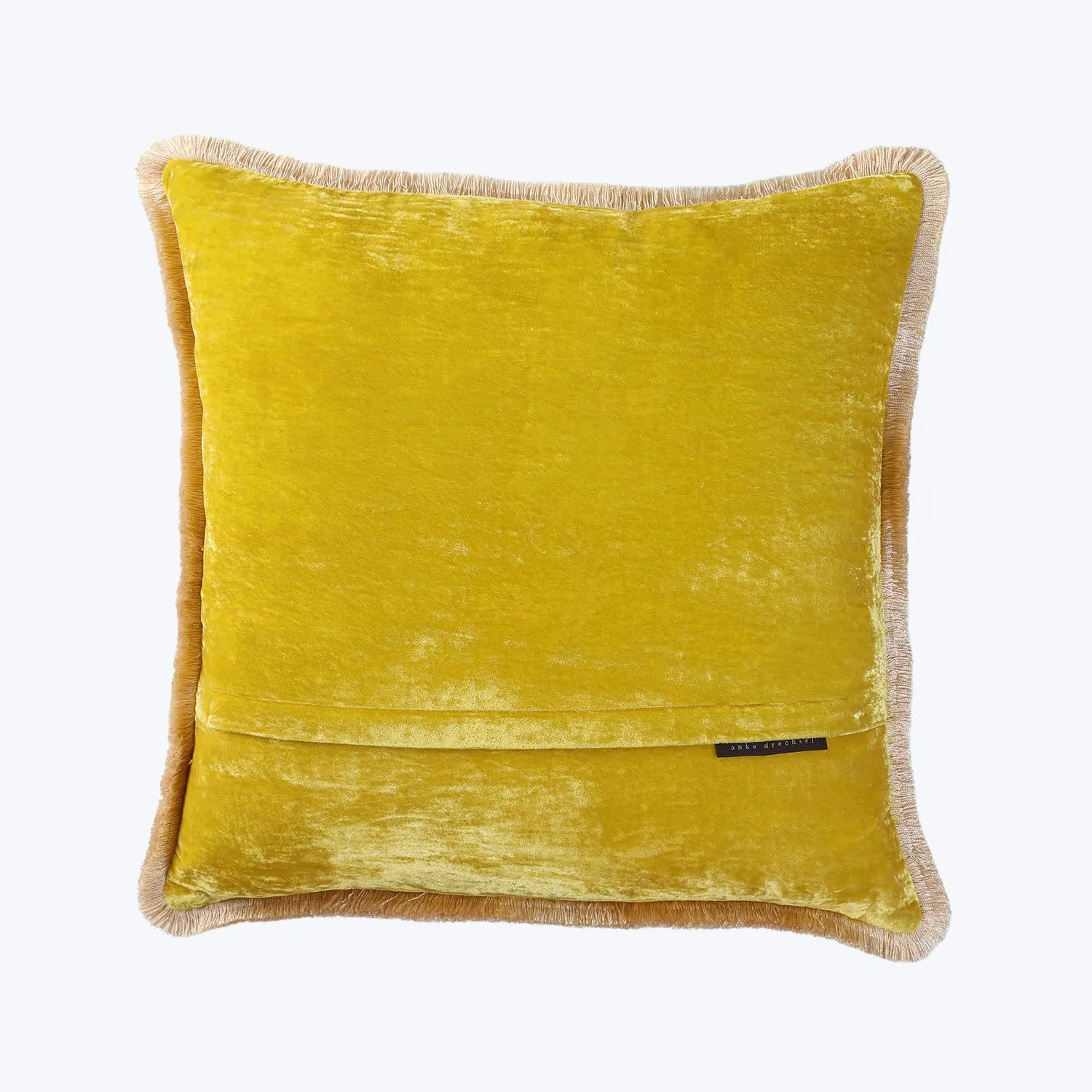 Shaded Fringe Pillow, Citronella