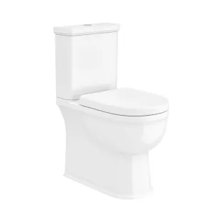 Shrewsbury Rimless Comfort Height Close Coupled Toilet With Soft Close Seat
