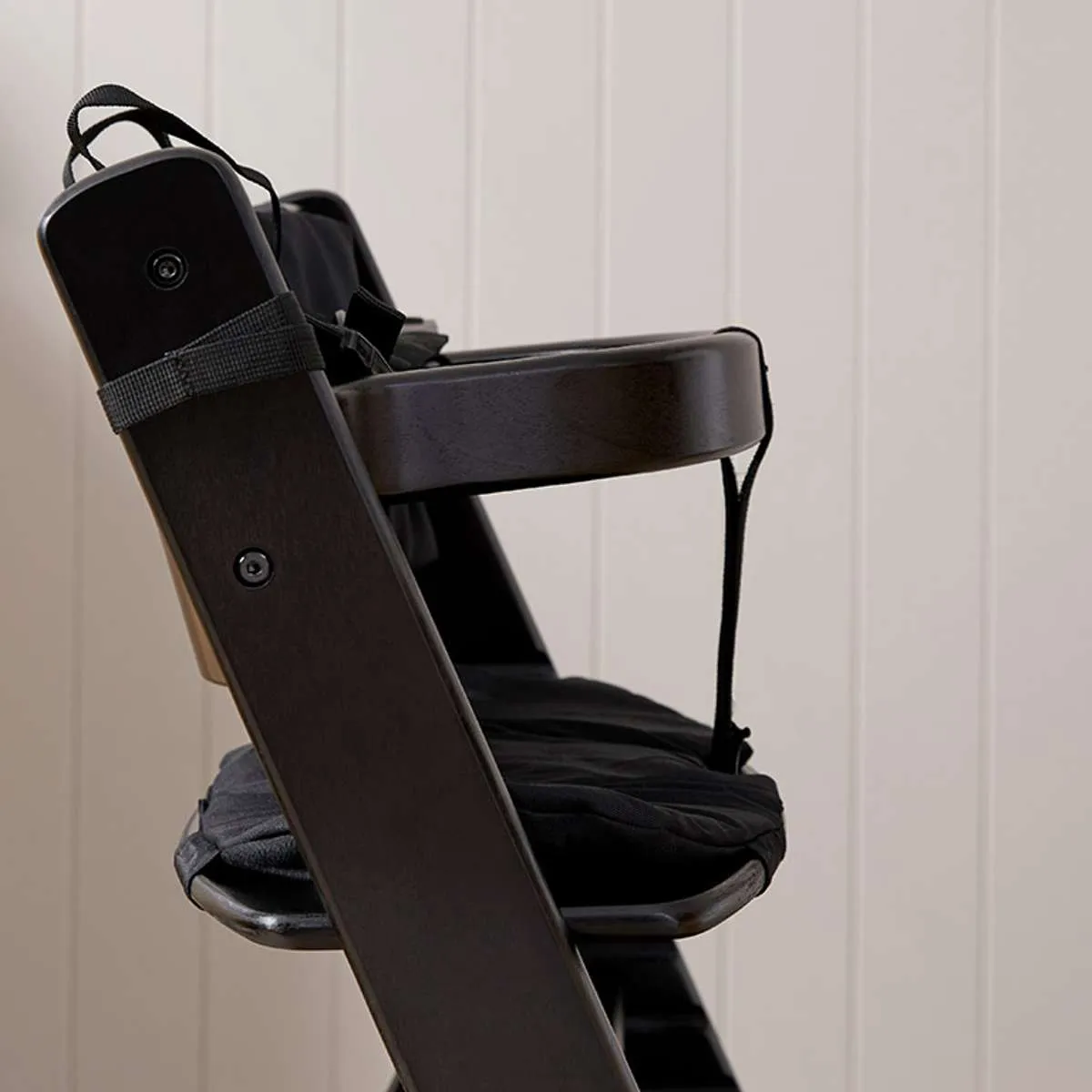 Soho Wooden Highchair - Black Mocka