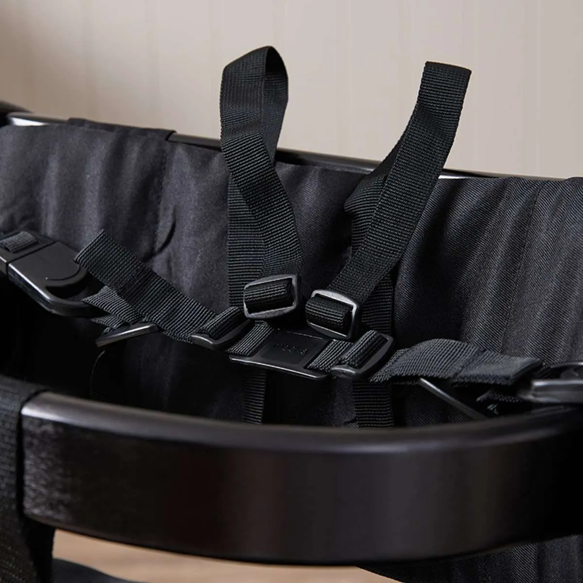 Soho Wooden Highchair - Black Mocka