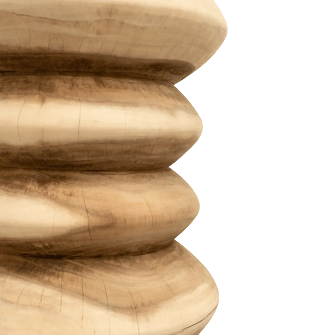 Spiral Suar Stool | 40x46cm Zoco Home