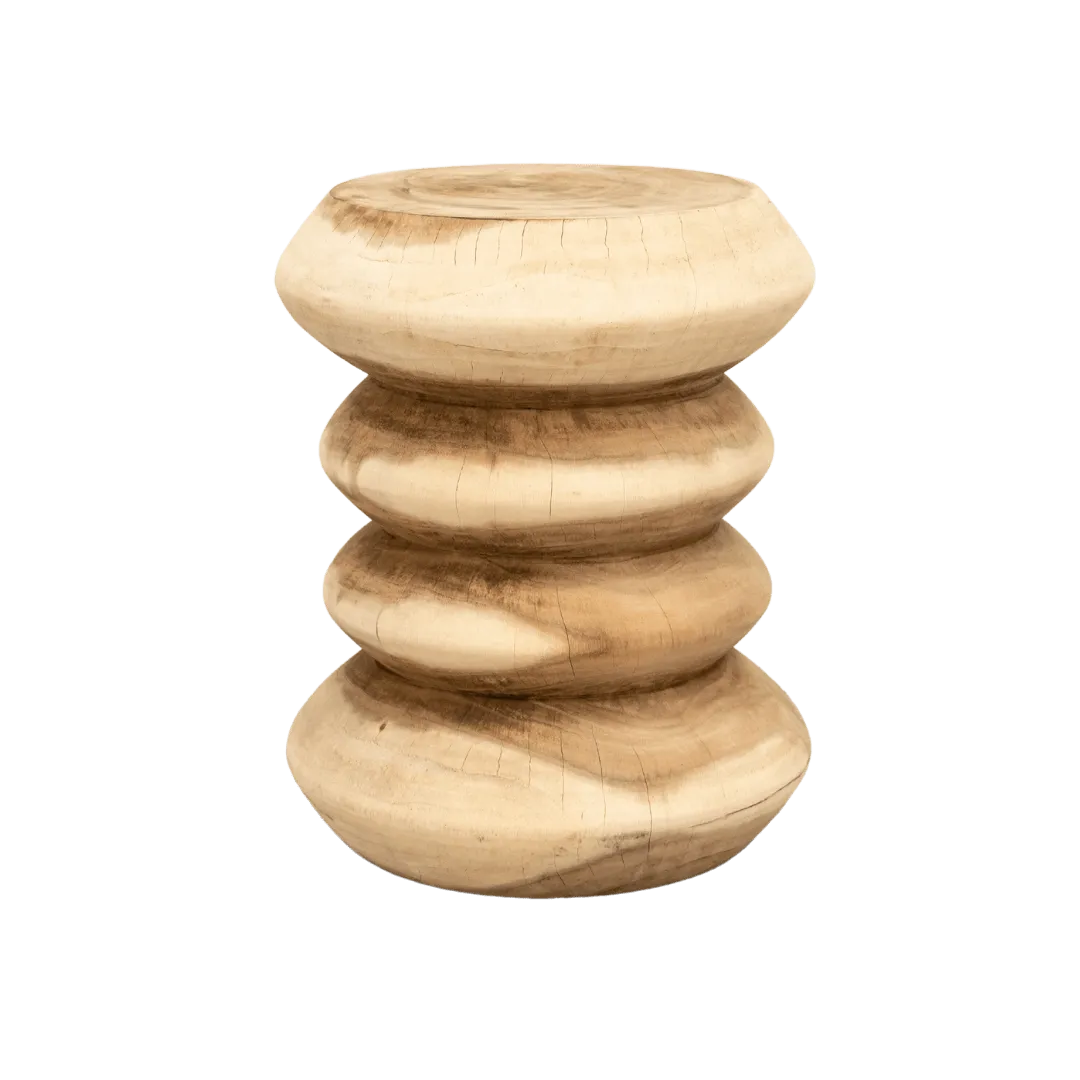 Spiral Suar Stool | 40x46cm Zoco Home
