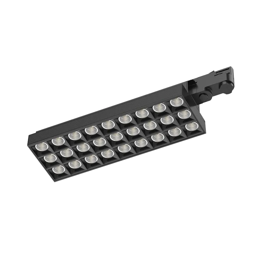 Standard Track Light Panel Spotlight 52w 4000K 45D Beam Size:435xw123xh96mm White