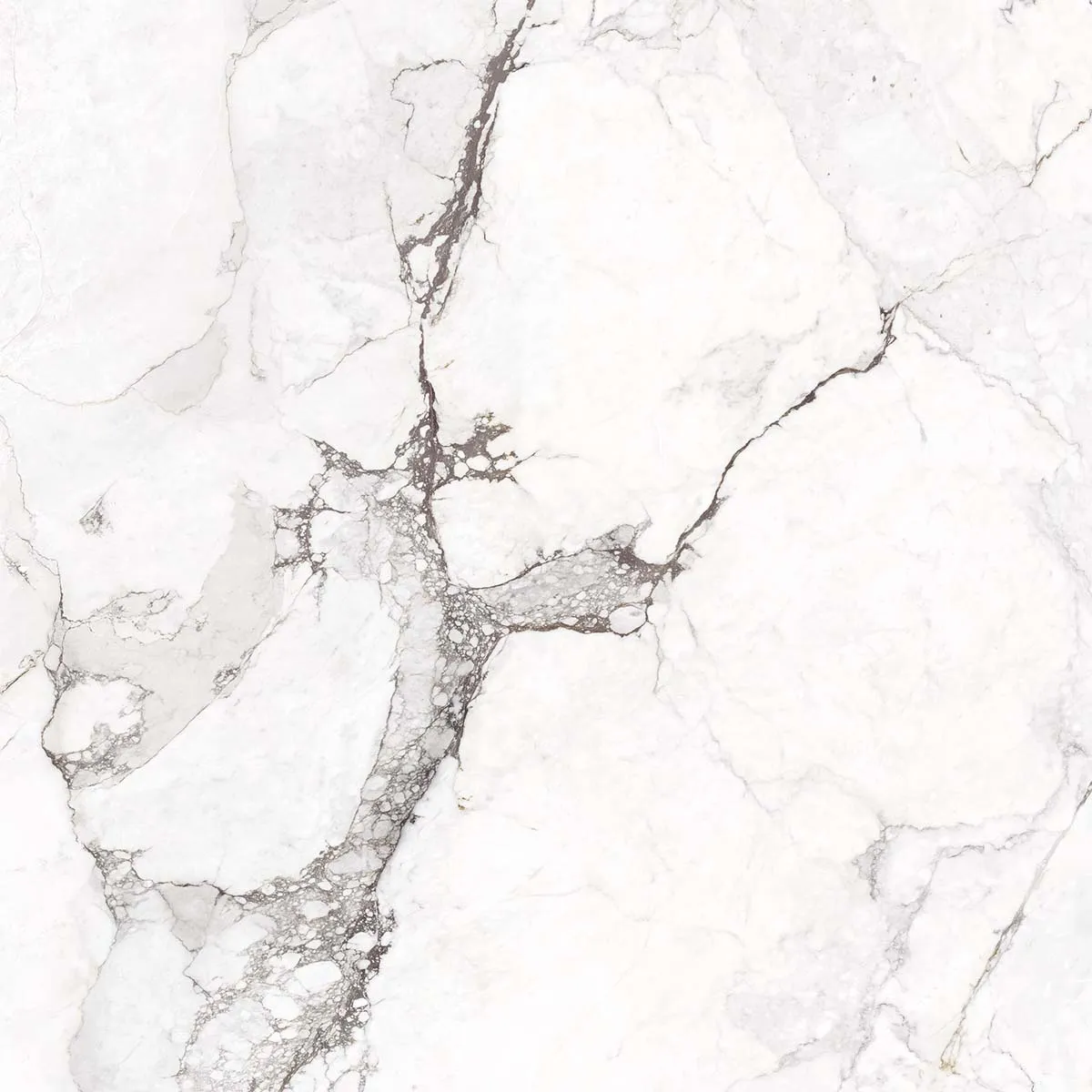 Sublime Iceberg 4D Shaped Marble Effect Porcelain Tile 100x100cm Matt