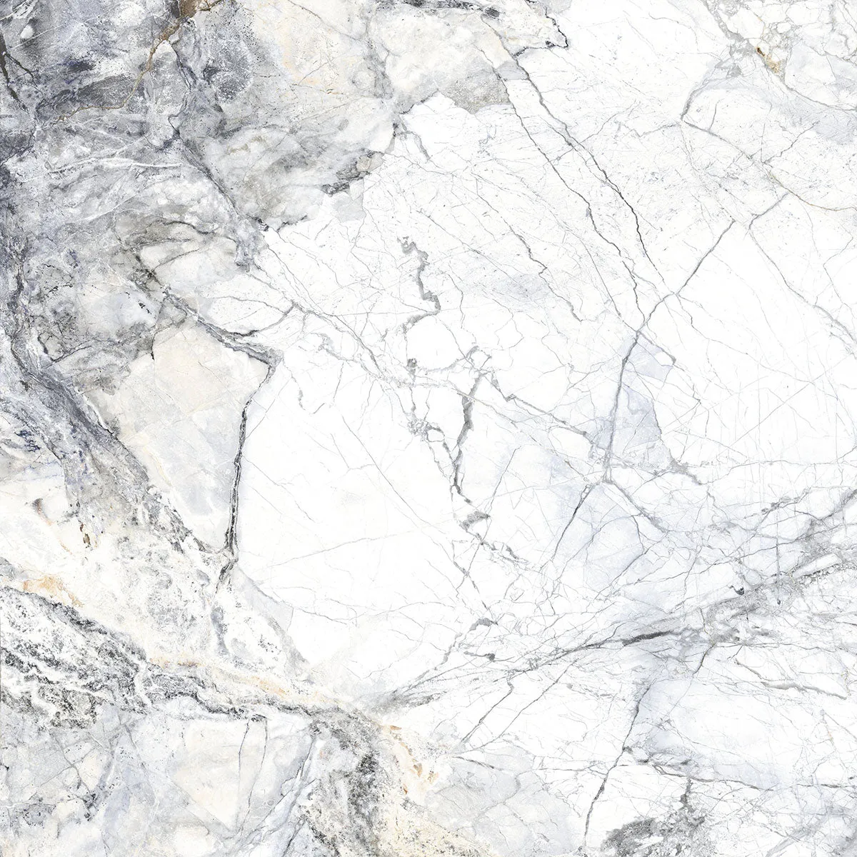 Supreme 4D Shaped Marble Effect Porcelain Tile 100x100cm Matt
