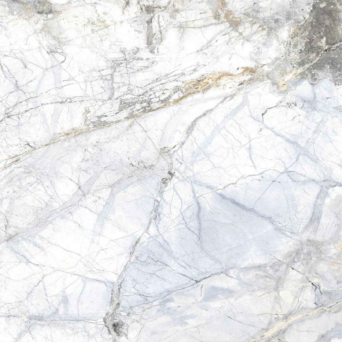 Supreme 4D Shaped Marble Effect Porcelain Tile 100x100cm Matt